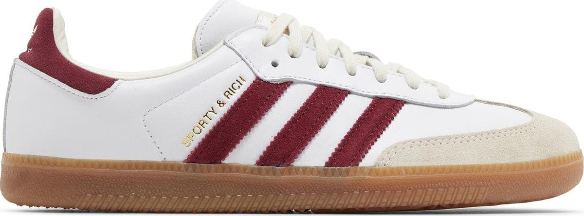 Sporty & Rich x Samba OG White Core Burgundy