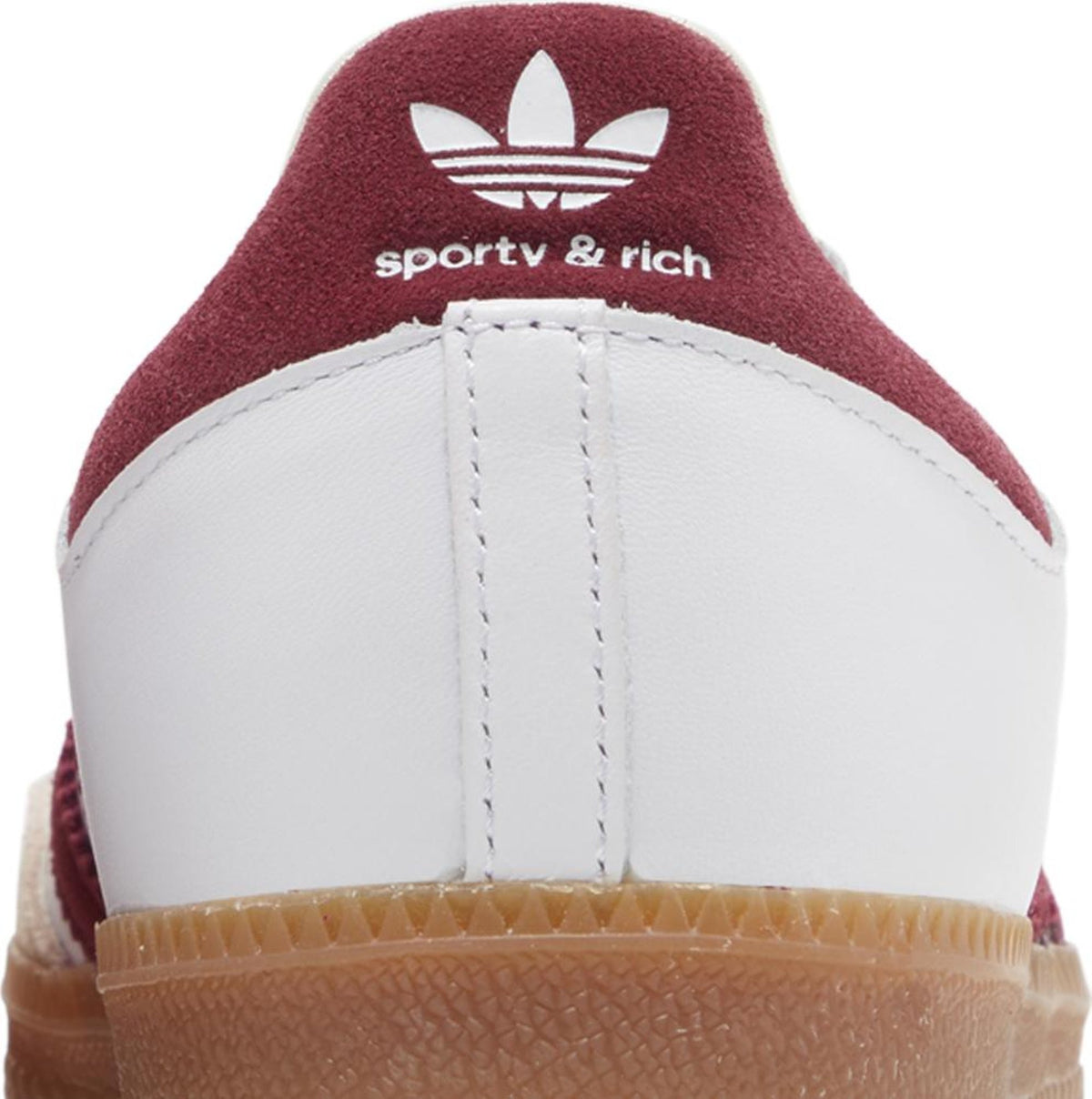 Sporty & Rich x Samba OG White Core Burgundy