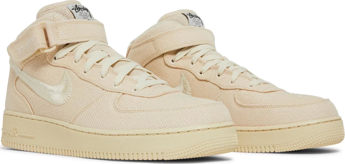 Stussy x Air Force 1 Mid Fossil
