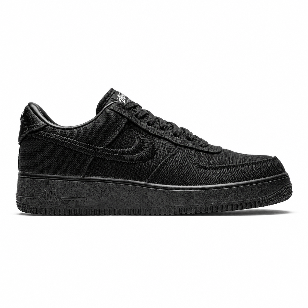 Stussy x Nike Air Force 1 Low Triple Black