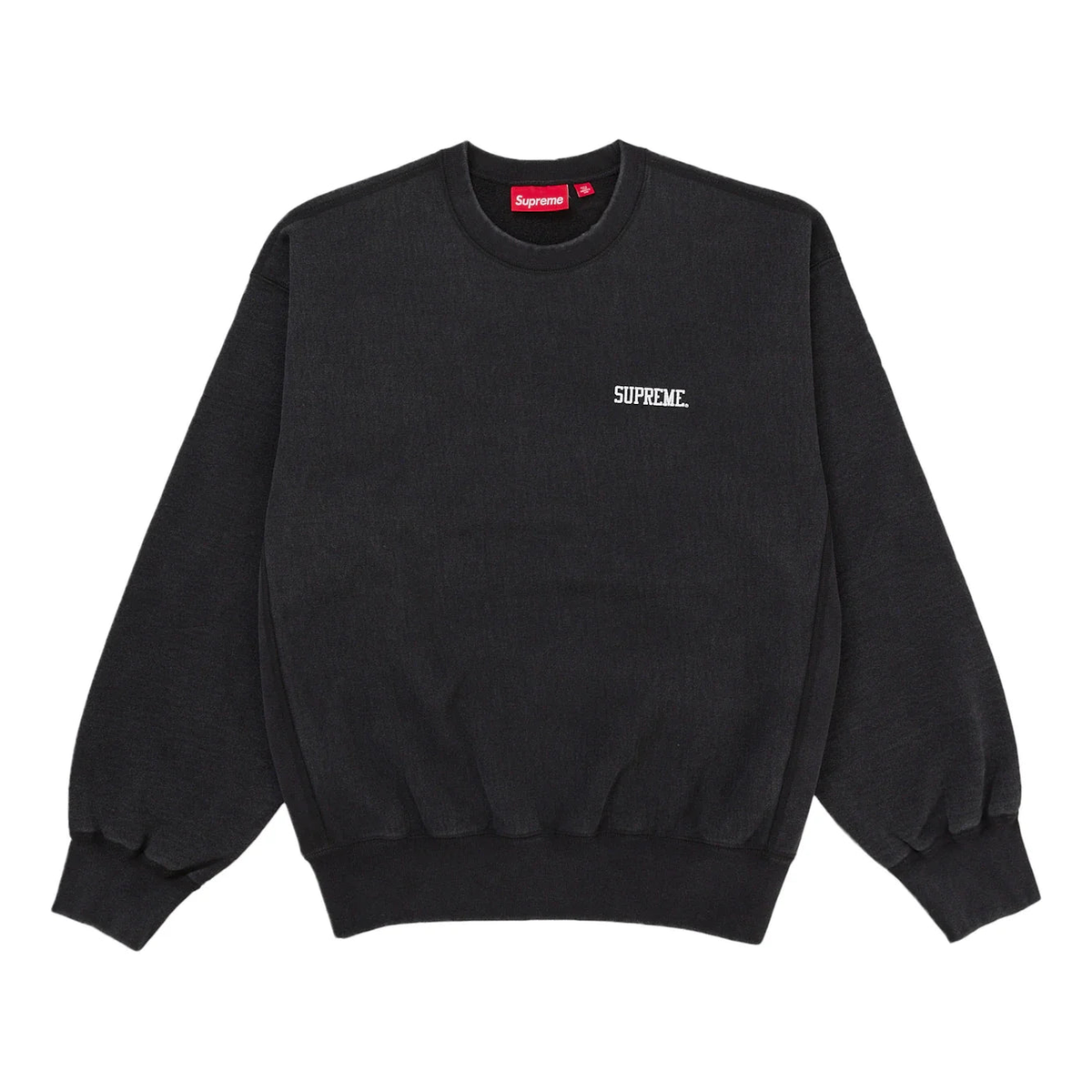 Supreme Washed Crewneck Black