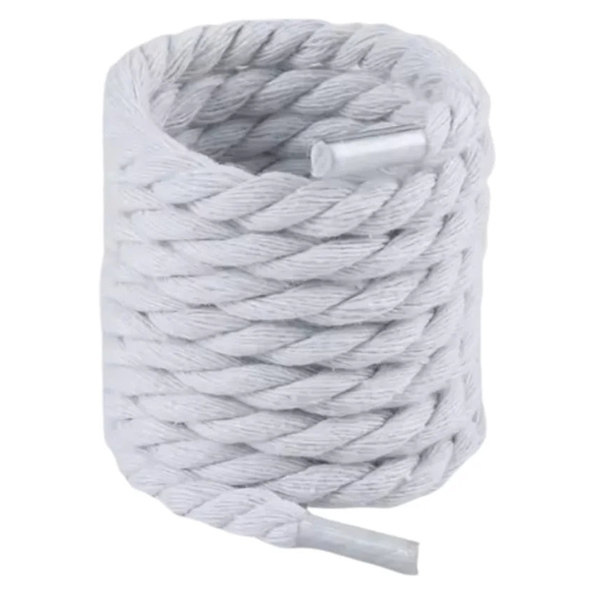 Wide White Shoelaces