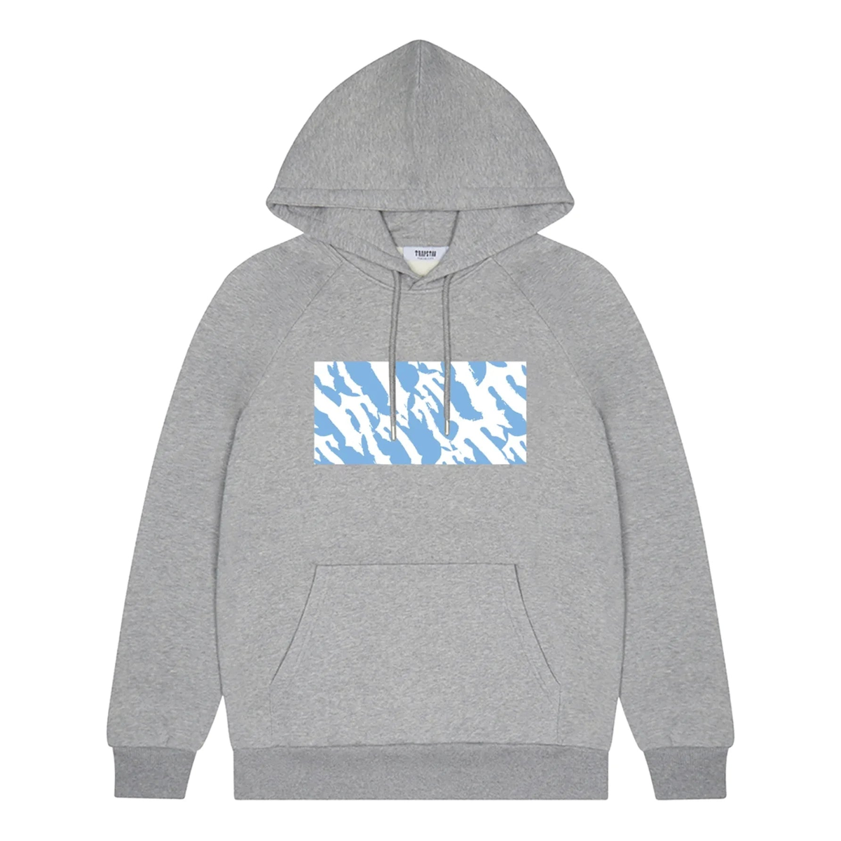 Trapstar Wavy T Box Hoodie Grey/Blue