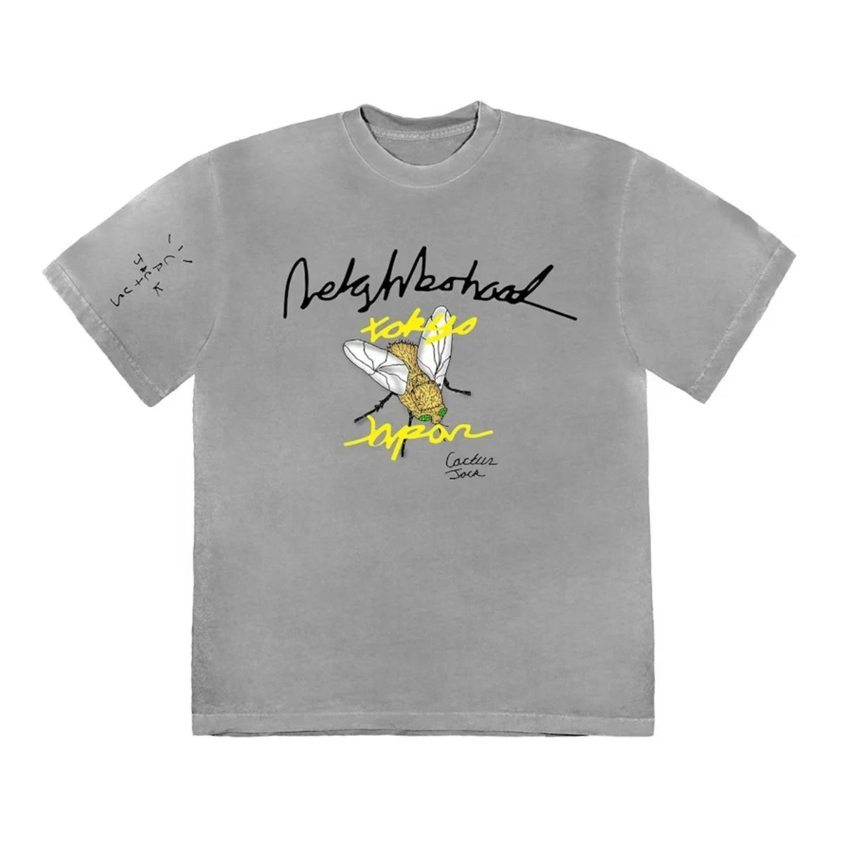 Travis Scott Cactus Jack x Neighborhood Carousel T-shirt Grey