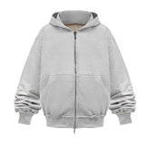 MSC DESIGN Grey Hoodie Zipper