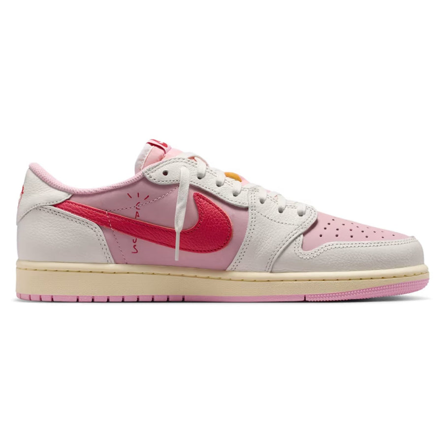 Air Jordan 1 Retro Low OG SP Travis Scott Sail Tropical Pink