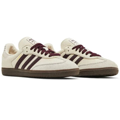 Adidas Samba OG Wonder White Maroon