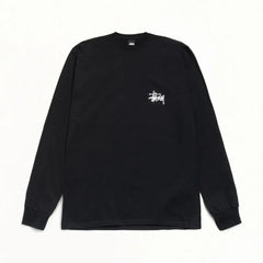 Stussy Basic Longsleeve Tee Black