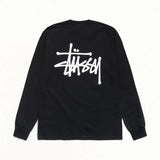 Stussy Basic Longsleeve Tee Black