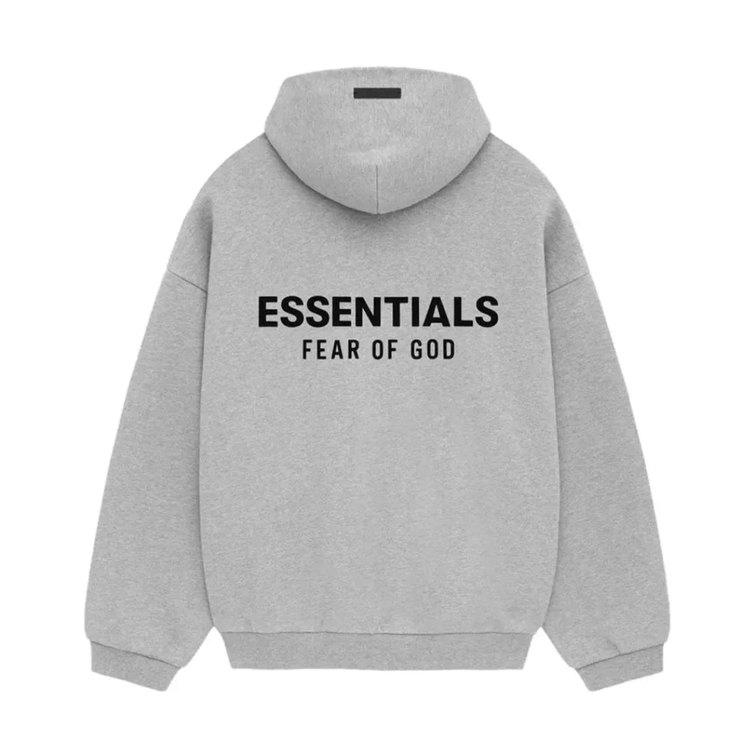 Fear of God Essentials Fleece Hoodie II Light Heather Grey