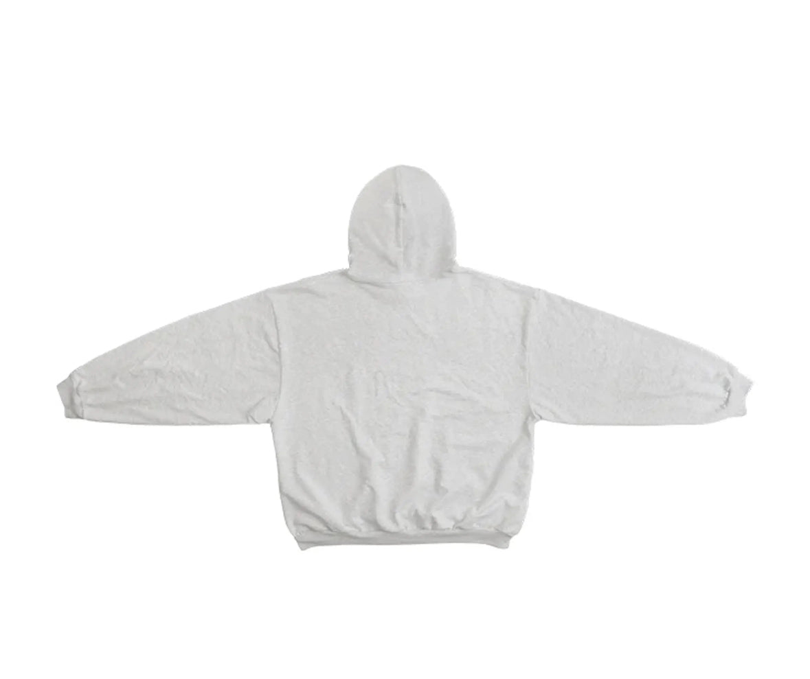 Yeezy Gosha Black Dogs Hoodie Heather Grey