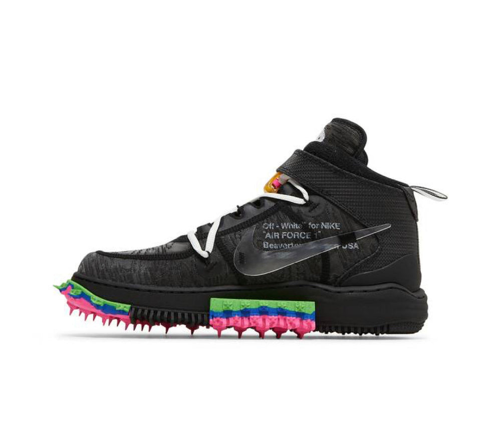 Nike Air Force 1 Mid Off-White Black - SneakersJoint