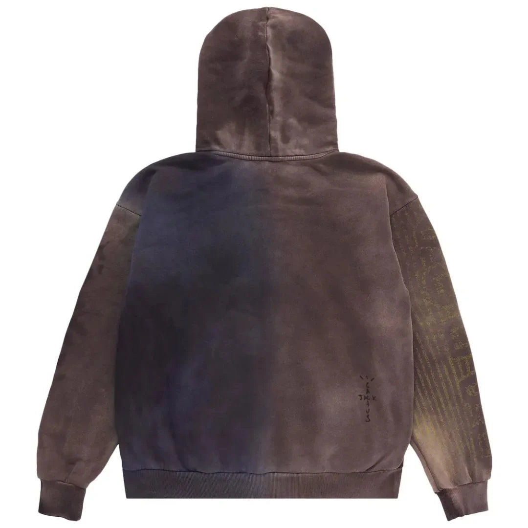 Nike FC Barcelona x Cactus Jack Split-Dye Crest Hoodie Brown
