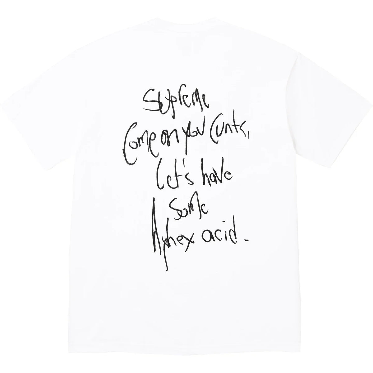 Supreme Aphex Twin Windowlicker Tee White