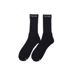 Supreme x Hanes Crew Socks Black