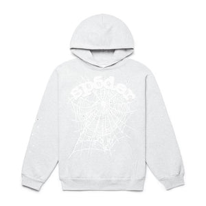 Sp5der OG Web Grey Hoodie