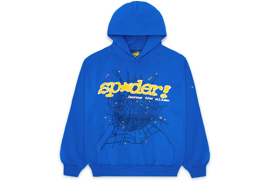 Sp5der TC Hoodie Blue