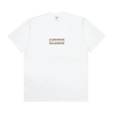 Supreme Burberry Box Logo Tee White