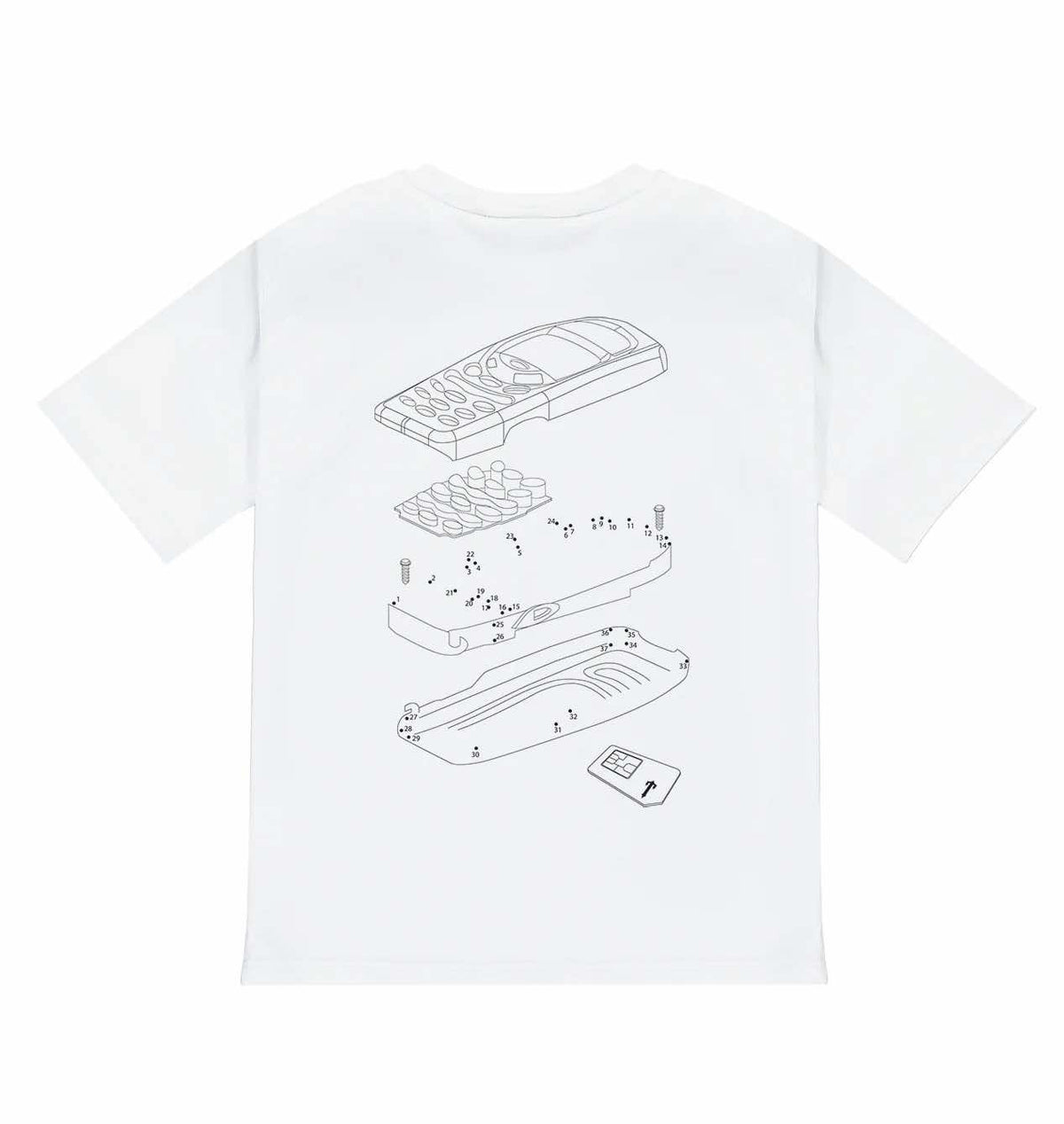 Trapstar T Phone Tee White
