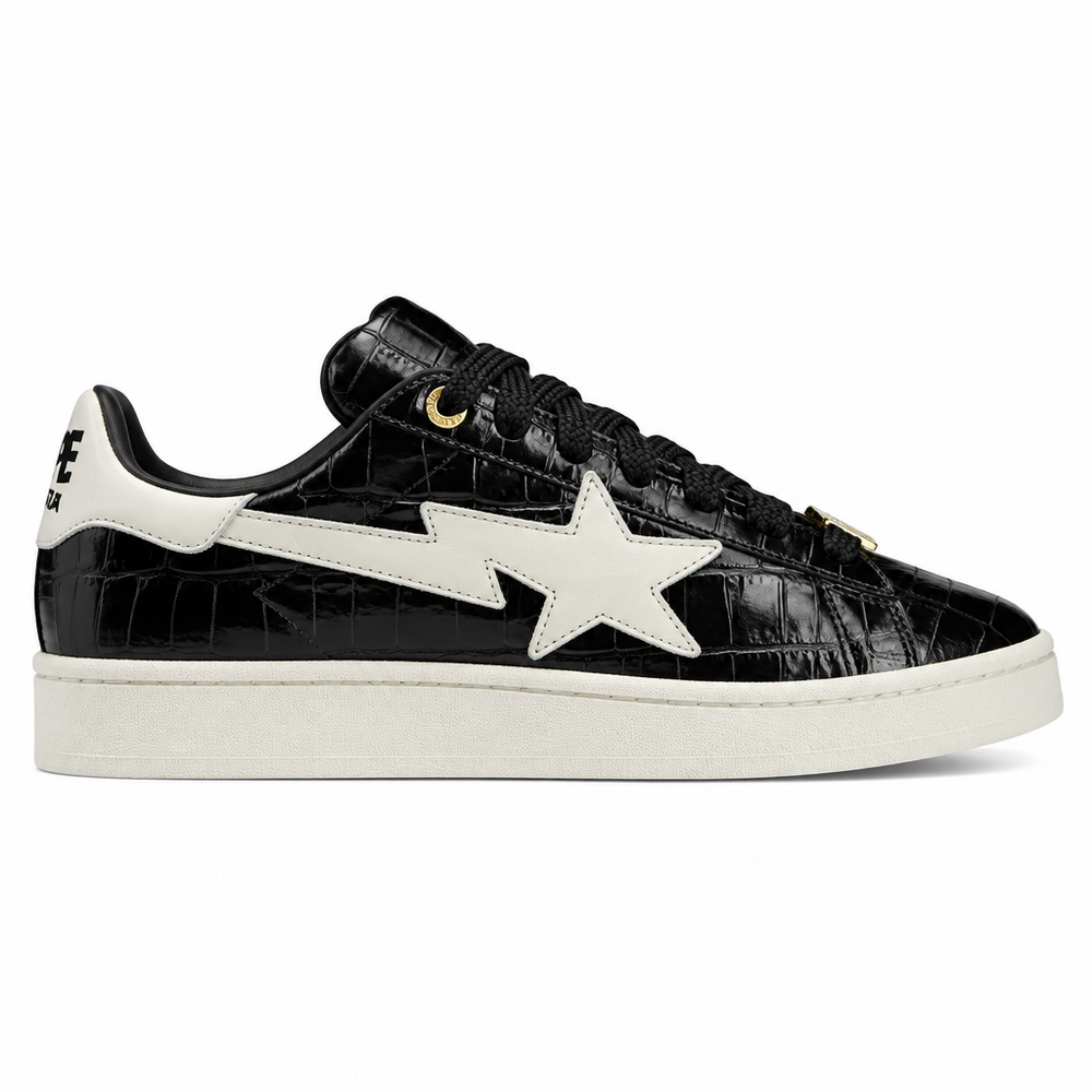 Adidas Campus 00s Bape World Cup Pack Black White - SneakersJoint
