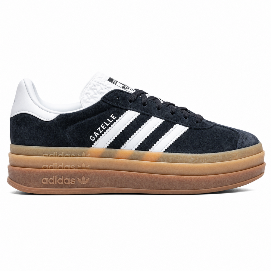 Adidas Gazelle Bold Black White Gum