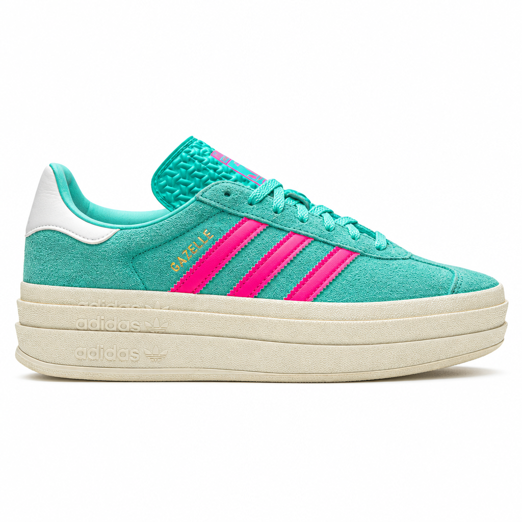 adidas Gazelle Bold Flash Aqua Lucid Pink