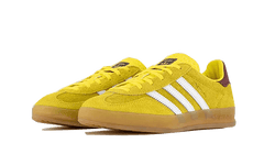Adidas Gazelle Indoor Bright Yellow Collegiate Burgundy