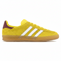 Adidas Gazelle Indoor Bright Yellow Collegiate Burgundy