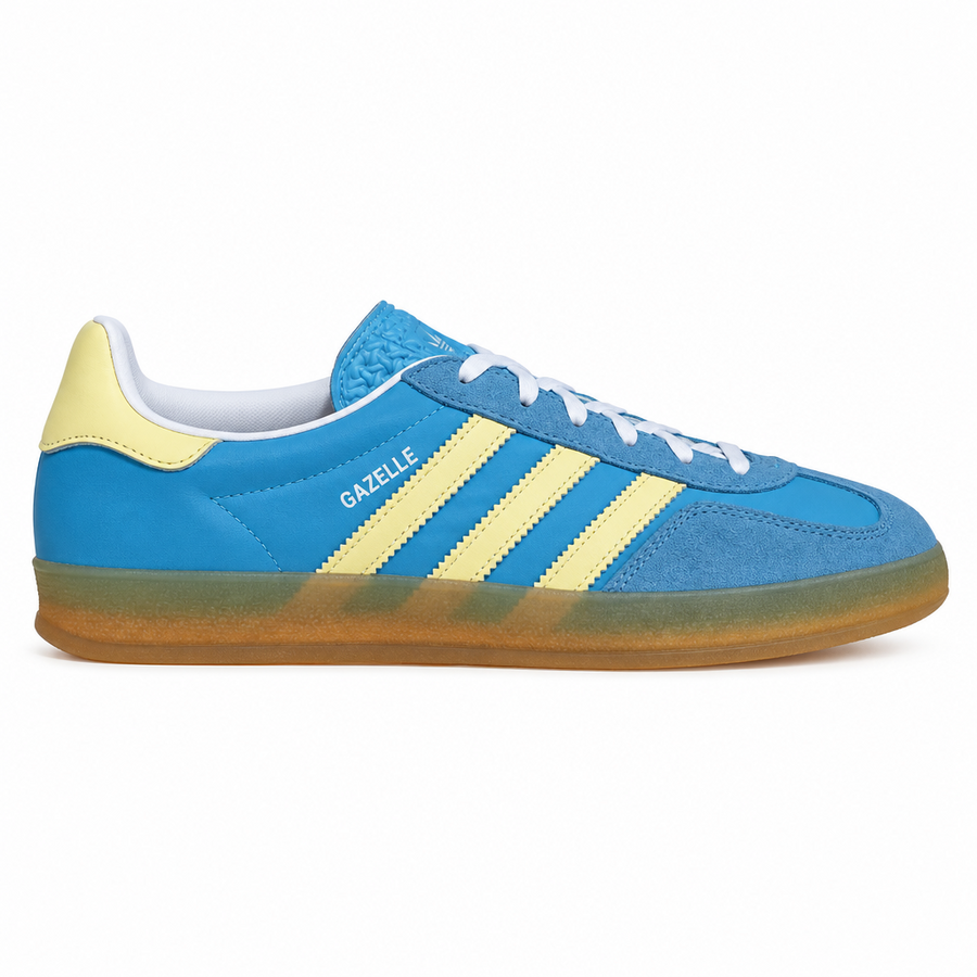adidas Gazelle Indoor Semi Blue Burst Almost Yellow