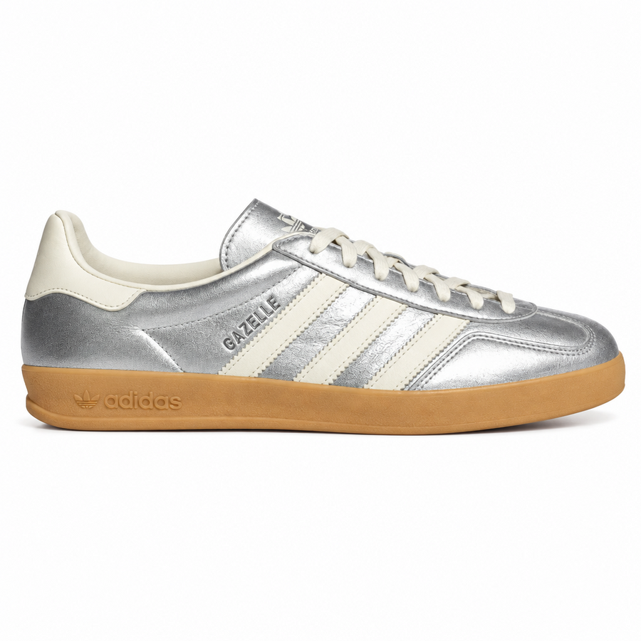 adidas Gazelle Indoor Silver Metallic Core White