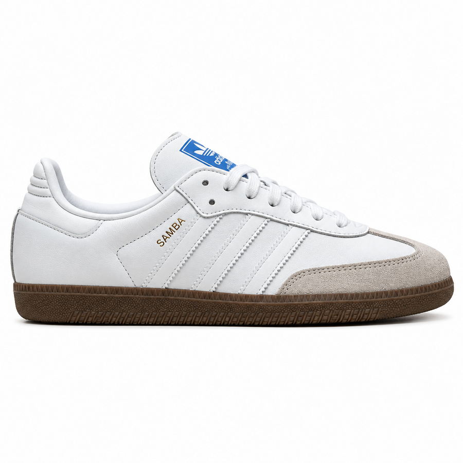 adidas Samba Cloud White Blue Gum