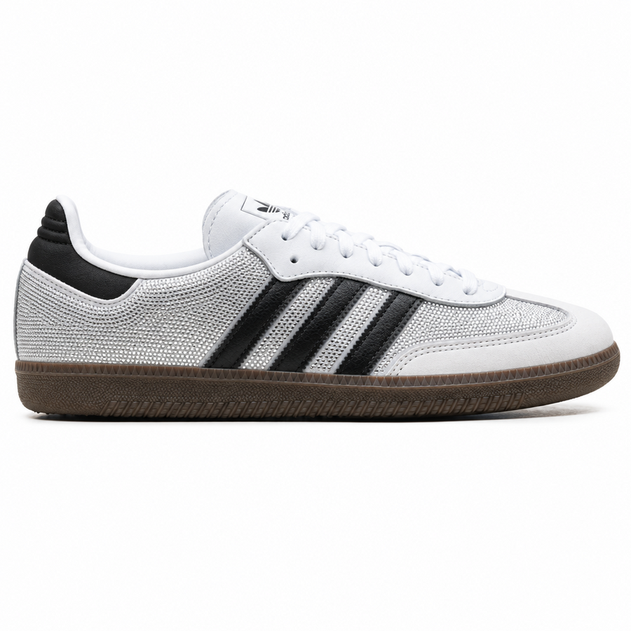 adidas Samba OG Rhinestone Crystal White Silver (Women's)