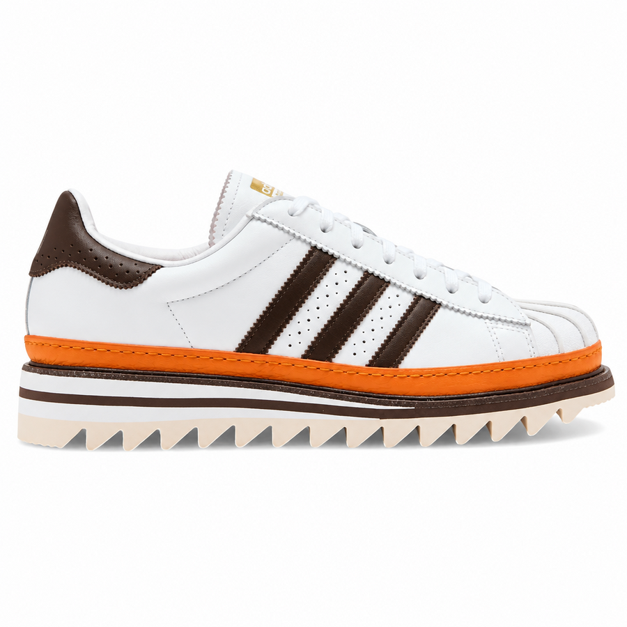 Adidas Superstar CLOT by Edison Chen White Coffee