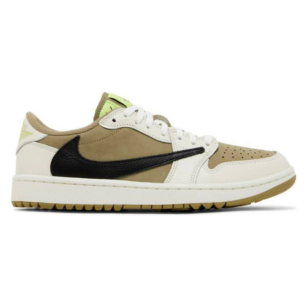 Travis Scott x Air Jordan 1 Low Golf Neutral Olive - SneakersJoint