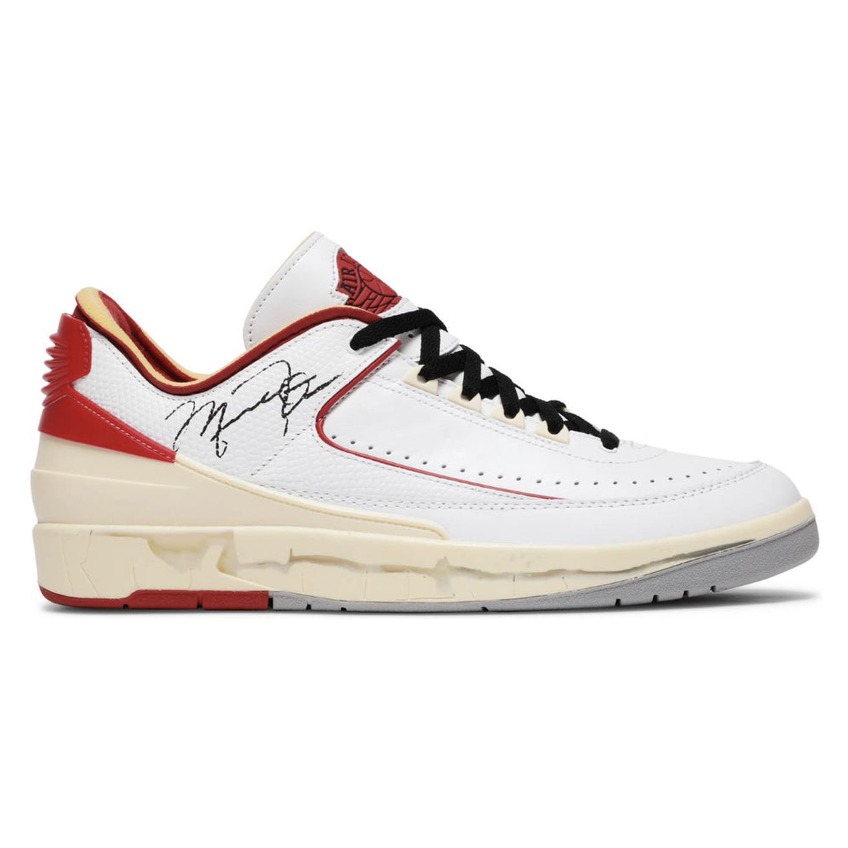 Off-White x Air Jordan 2 Retro Low SP White Varsity Red