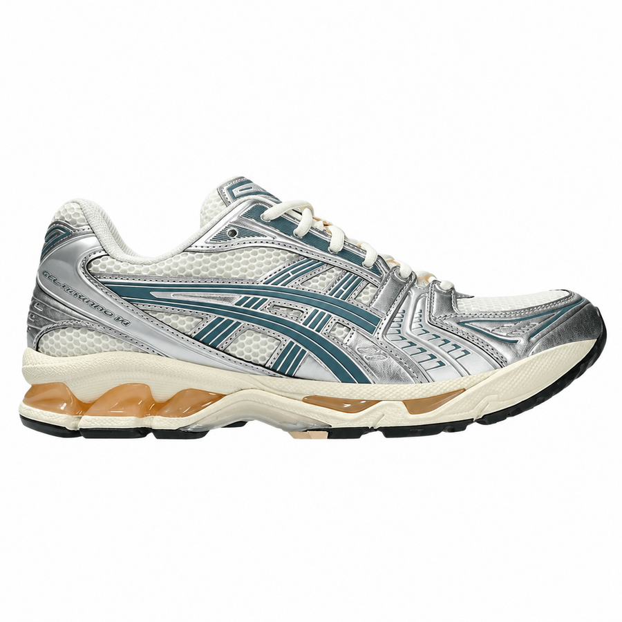 ASICS Gel-Kayano 14 Birch Pure Silver Teal Gold