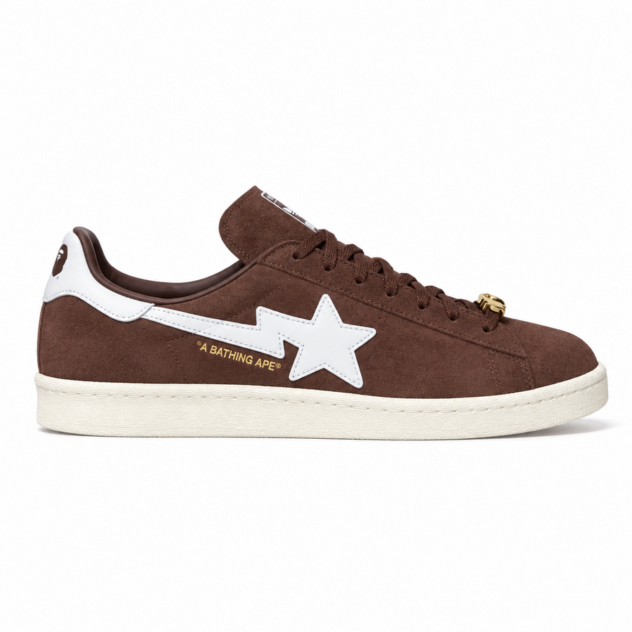 Bape x adidas Campus 80s Brown