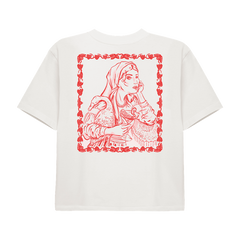 Cafe Societe Cropped T-shirt Slavic Girl