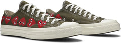 Converse Chuck Taylor All-Star 70 Hi Comme des Garçons Play Multi-Heart Green