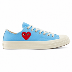 Comme des Garçons x Converse Chuck Taylor All-Star 70s Ox CDG PLAY Bright Blue