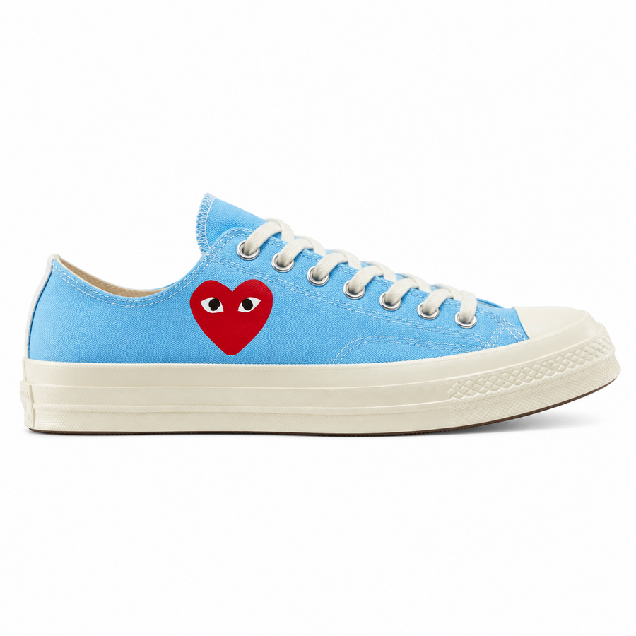 Comme des Garçons x Converse Chuck Taylor All-Star 70s Ox CDG PLAY Bright Blue