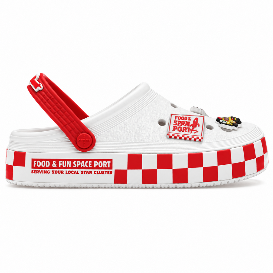 Crocs Off Court Clog Toy Story Pizza Planet