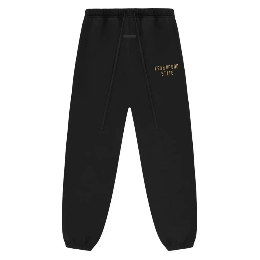 Fear of God Essentials Black Gold Fleece Sweatpant