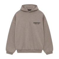 Fear of God Essentials Fleece Hoodie Heather Gray (FW24)
