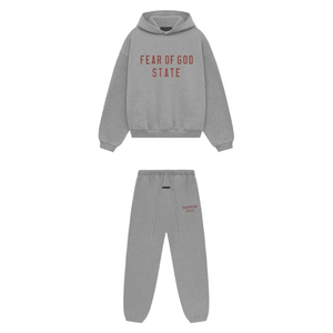 Fear of God Essentials Long Set Dark Heather Fleece
