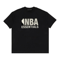Fear of God Essentials NBA Black Grey Tee