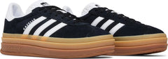 Adidas Gazelle Bold Black White Gum