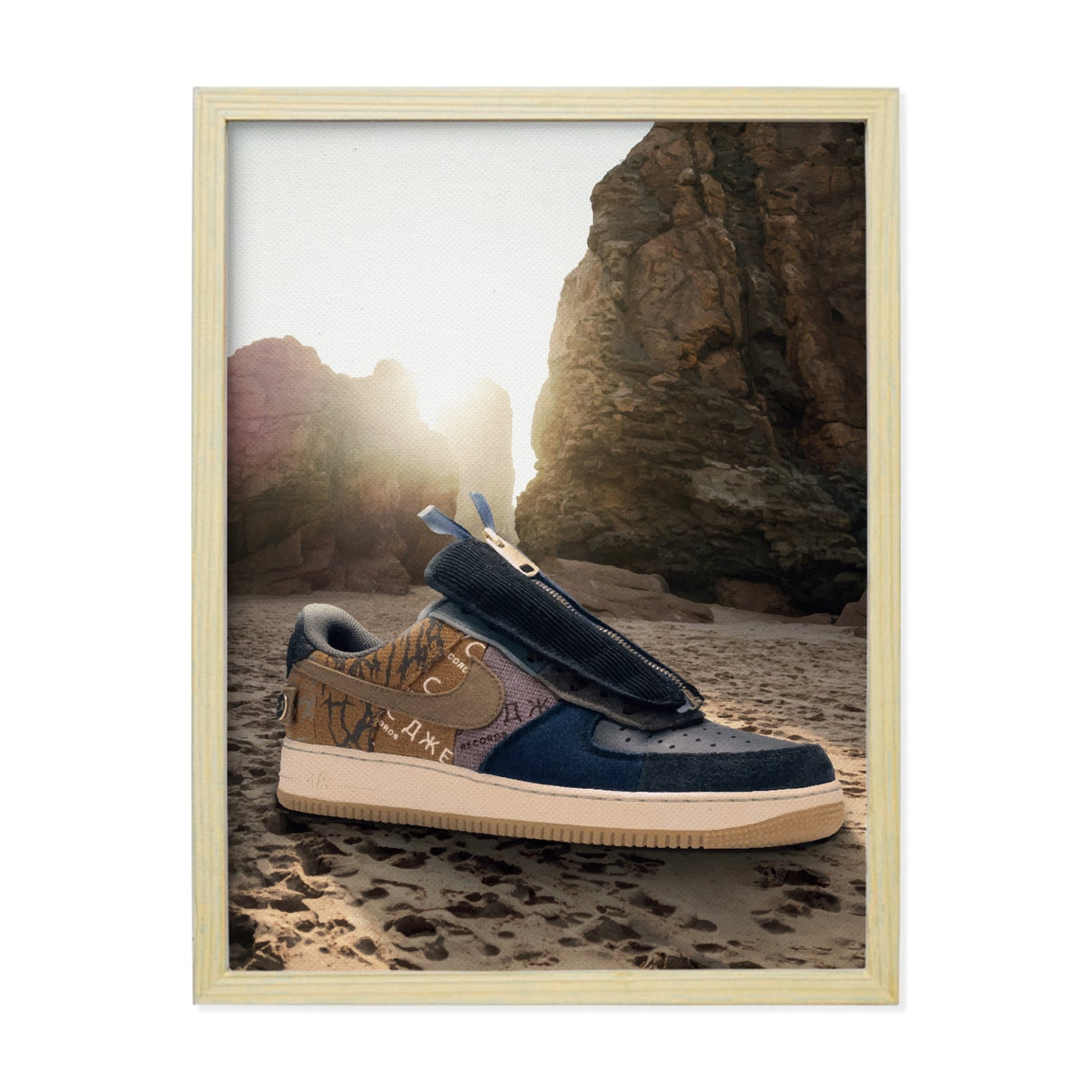 Leinwandbild Nike Air Force 1 Low x Travis Scott