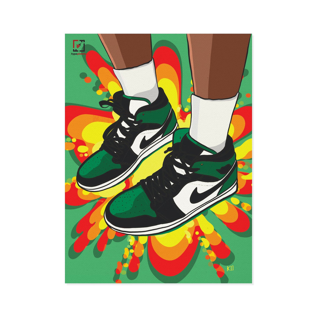 Obraz na płótnie Air Jordan 1 Pine Green