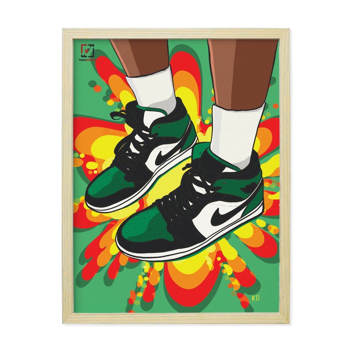 Obraz na płótnie Air Jordan 1 Pine Green